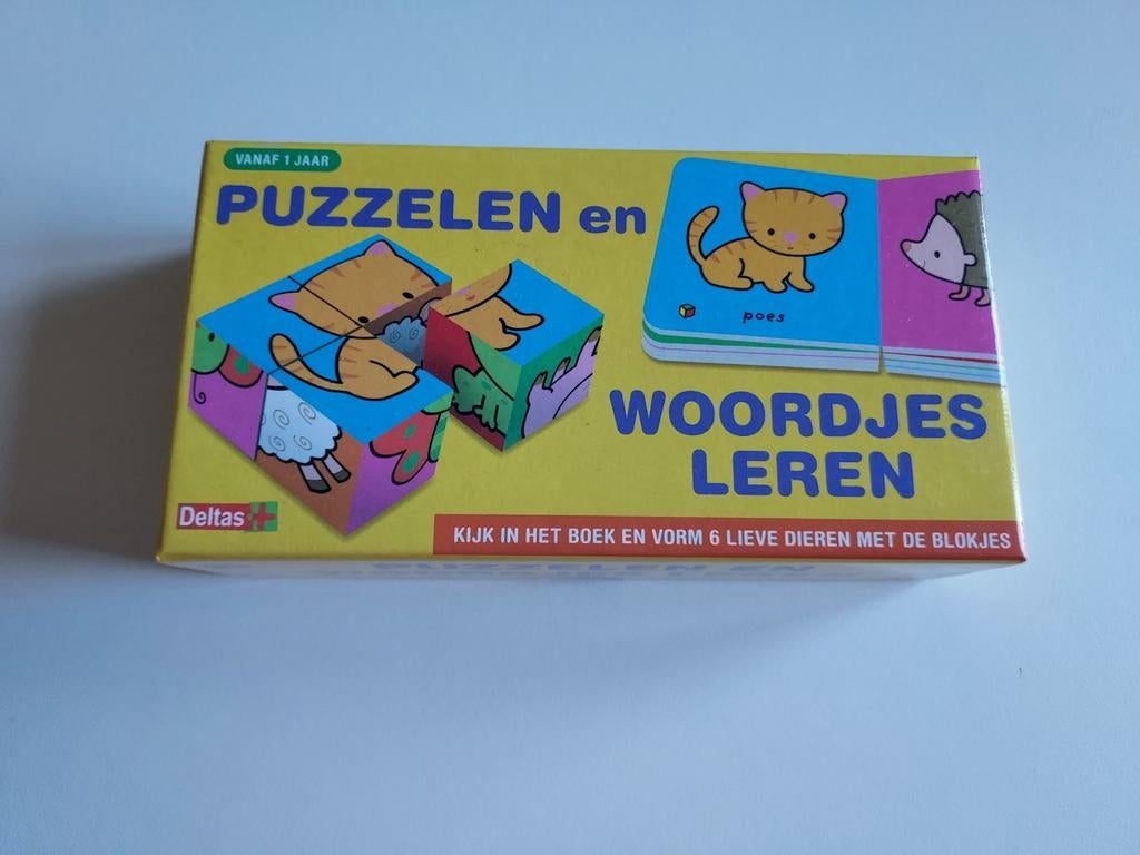 Puzzelblokjes en boekje dieren, Ophalen, Puzzelen
