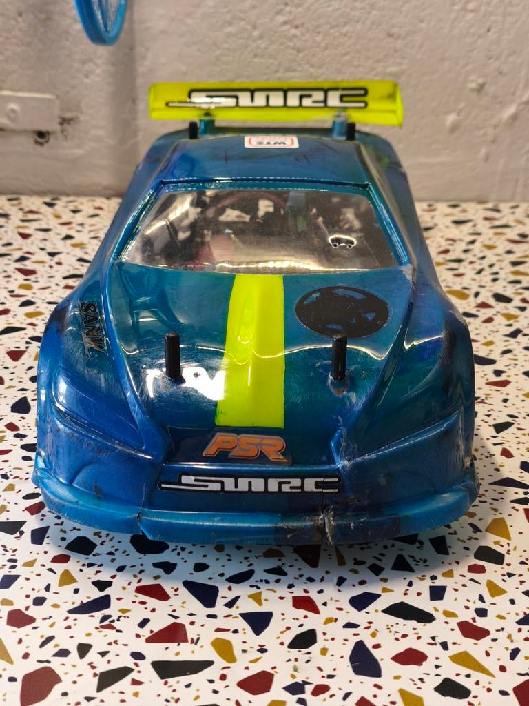 Voiture RC piste 1/10 SNRC R3-C V2, Comme neuf, Électro