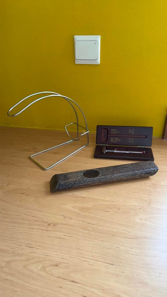 Wijnfleshouder en thermometer, Ophalen of Verzenden, Zo goed als nieuw