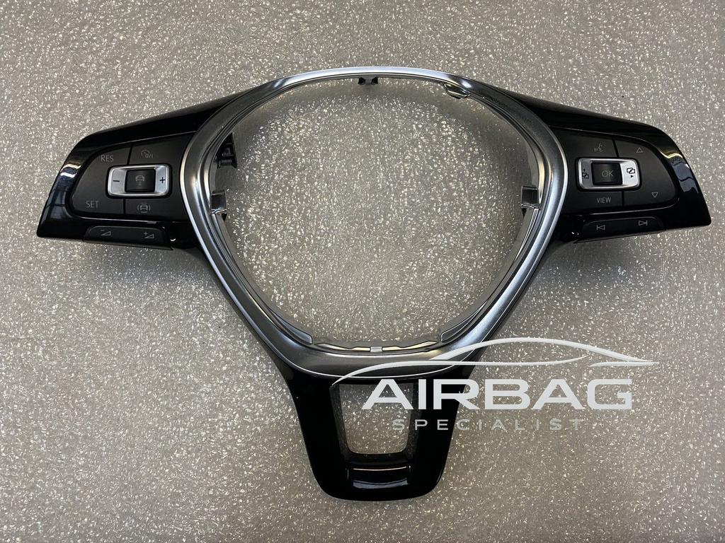 VW Tiguan 5NA 2016+ Stuurknopjes stuurinleg stuurwiel inleg, Ophalen of Verzenden, -, -, -