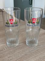 Martens bierglas 2x, Ophalen of Verzenden, Zo goed als nieuw, Bierglas
