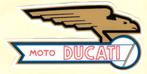 Moto Ducati links sticker #9, Motoren, Verzenden