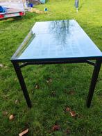 Table de living, Maison & Meubles, Cinq personnes ou plus, Comme neuf, Verre, Enlèvement