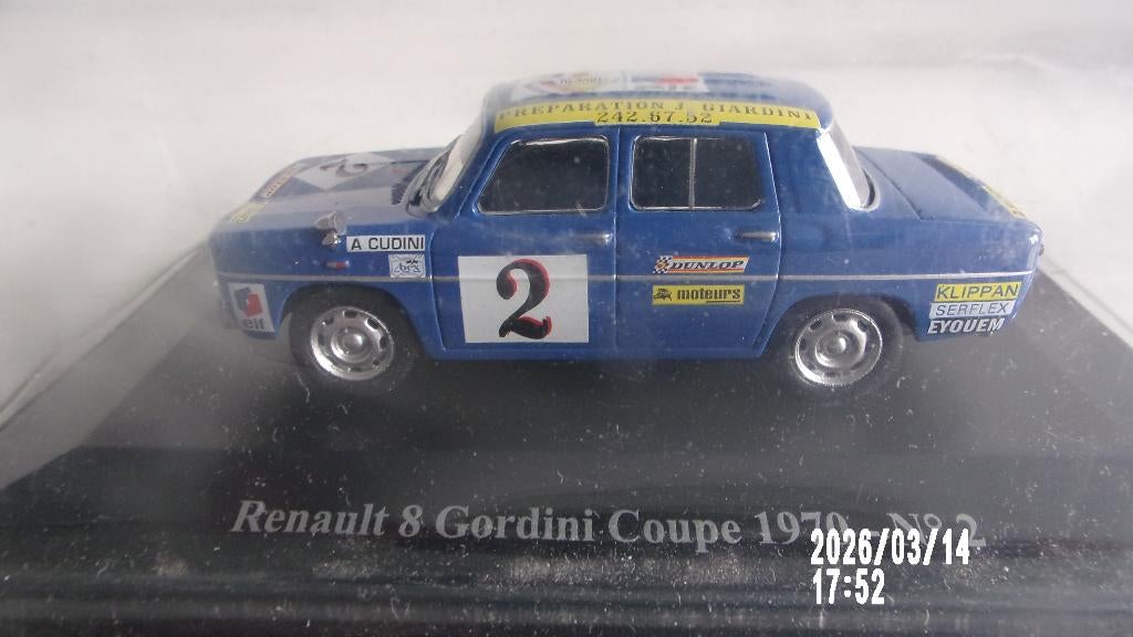 RENAULT 8 GORDINI #2 COUPE 70.ELIGOR 1/43 COMME NEUVE, Enlèvement ou Envoi, Comme neuf, Voiture, Autres marques