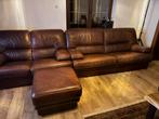 Canapé vastiau godeau 3+2+ repose-pieds, Maison & Meubles, Enlèvement, Cuir