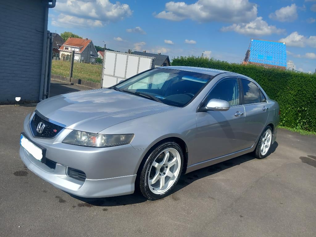 Honda accord 2.0i-vtec (leder/alcantara - carbon), Auto's, Honda, Voorwielaandrijving, 4 deurs, Elektrische ramen, Zwart