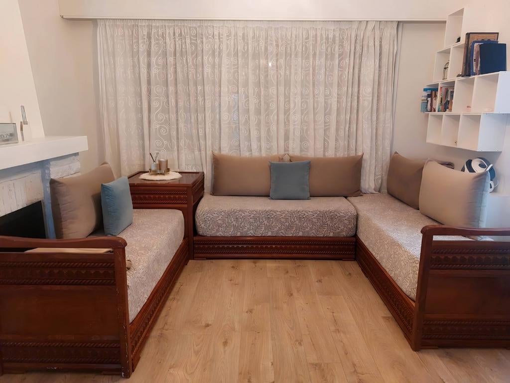 Zetels marrokaans, Huis en Inrichting, Zetels | Complete zithoeken, Hout, Ophalen