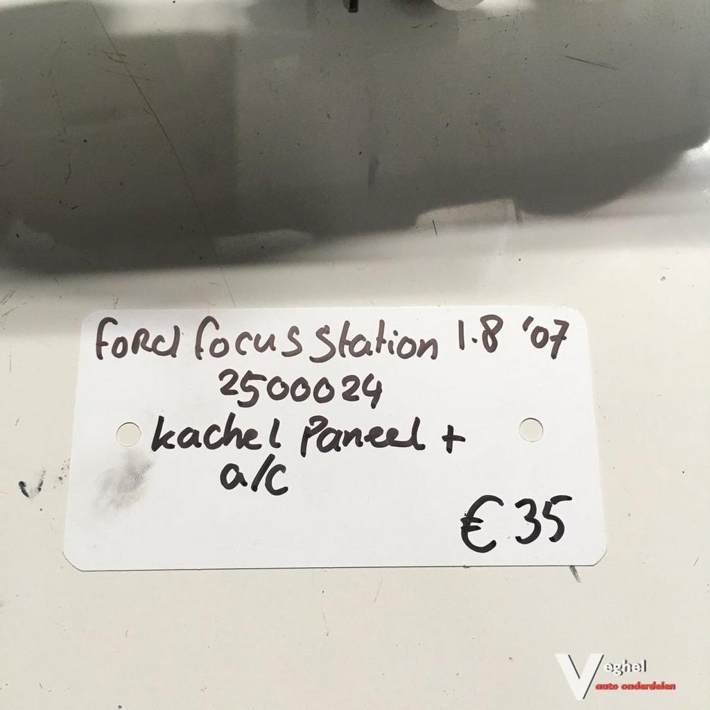 Ford Focus Station 1.8 2007 Wagennr 2500024   Kachelbedienin, Gebruikt, -, -, Ophalen of Verzenden