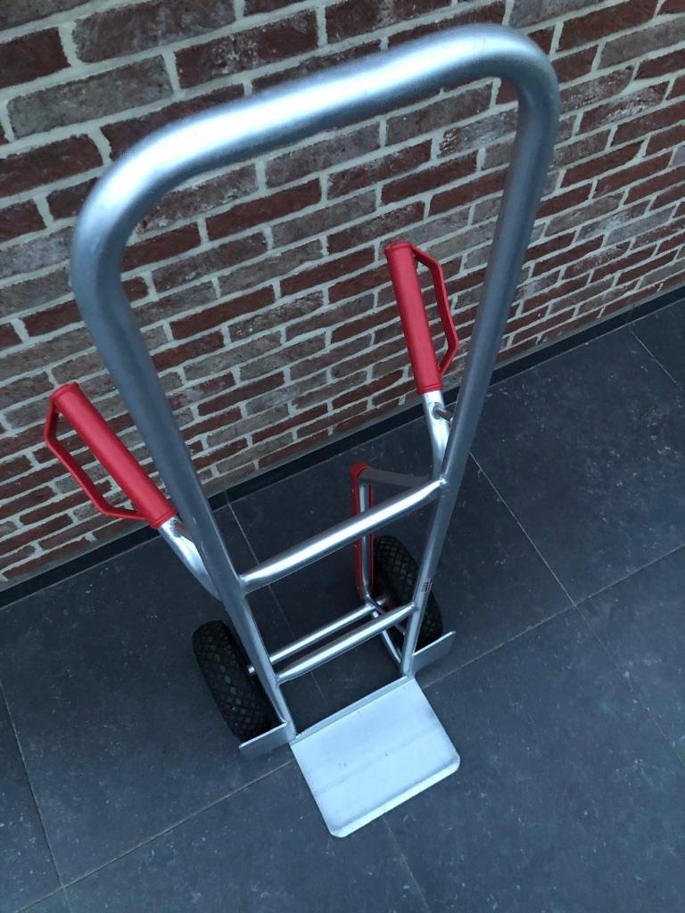 Kreator Aluminium Steekwagen (200 kg) – Licht - Als nieuw !, Doe-het-zelf en Bouw, Transportwagens, Steekwagen, Ophalen
