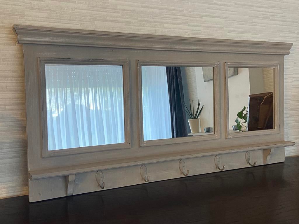 Landelijke spiegelkapstok, Huis en Inrichting, Ophalen, Gebruikt