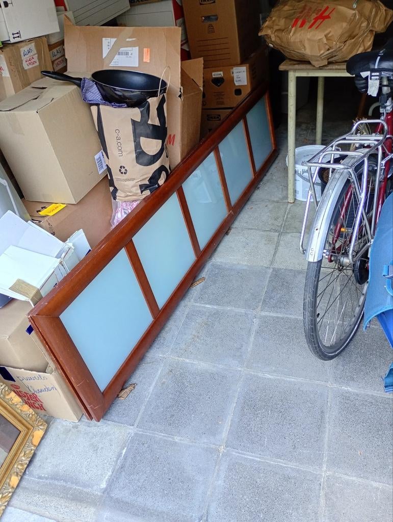 Portes d'armoires gratuites avec verre d'art, Bricolage & Construction, Enlèvement