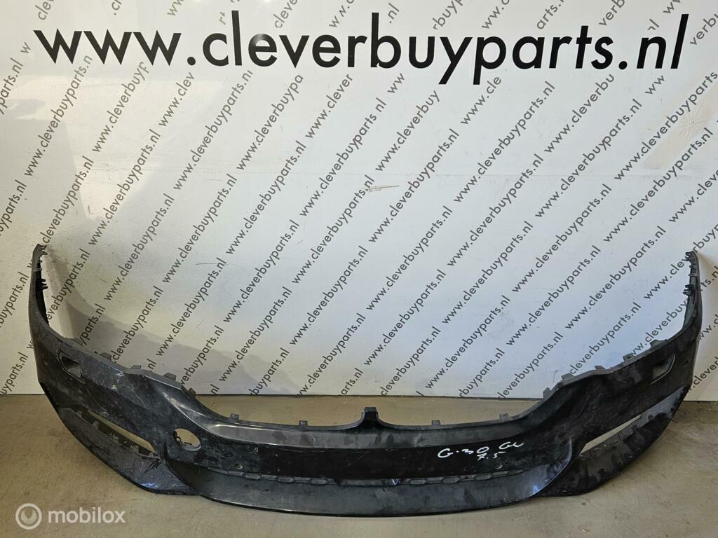 Voorbumper originl BMW 5-serie G30 LCI ('20-'23) 51118064928, Auto-onderdelen, Gebruikt, Voor, Ophalen of Verzenden, Bumper