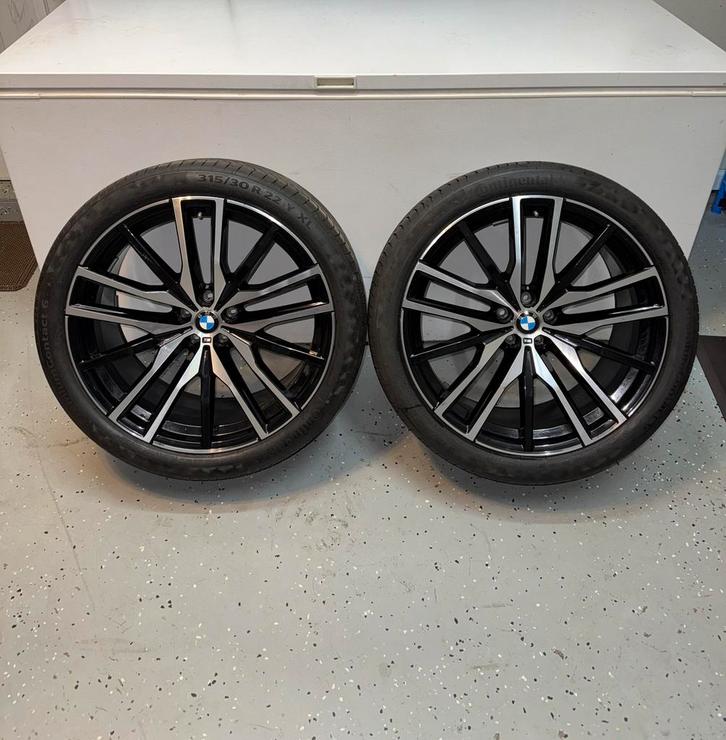 jantes Bmw 22 pouces X5 G05 original de 742 m de largeur, Autos : Pièces & Accessoires, Pneus & Jantes, Pneus et Jantes, Pneus été