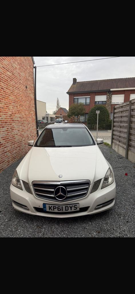 Mercedes E220, Auto's, Mercedes-Benz, Bedrijf, Diesel, Wit, Ophalen