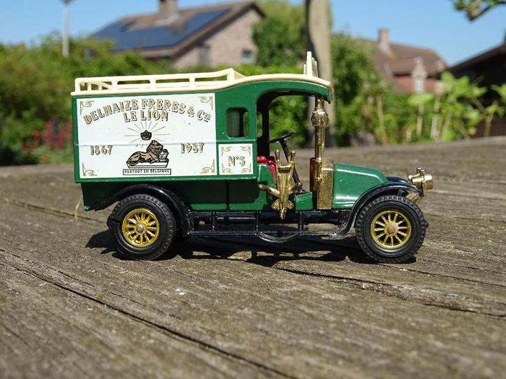 1910 Renault Type AG Van "Delhaize- Le Lion" - ca 1/43, Hobby en Vrije tijd, Modelauto's | 1:43, Gebruikt, Bus of Vrachtwagen