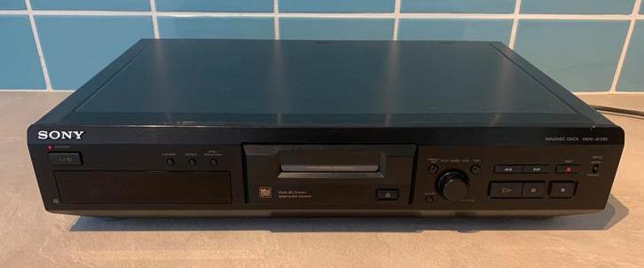Sony mds-je330 minidisc deck in nette staat, Audio, Tv en Foto, Walkmans, Discmans en Minidiscspelers, Minidisc-recorder, Ophalen of Verzenden