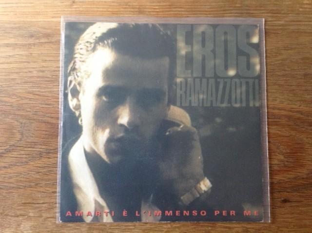 single eros ramazzotti, Cd's en Dvd's, Vinyl Singles, Single, Pop, 7 inch, Ophalen of Verzenden