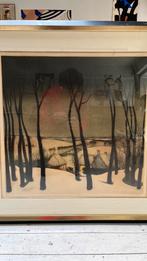 Valerius de Saedeleer - grands arbres - litho Armand Apol, Antiquités & Art, Enlèvement