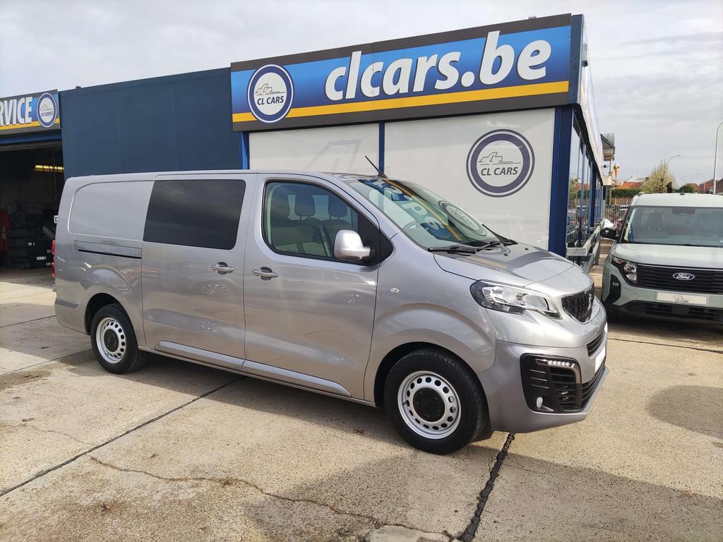 Peugeot Expert 2.0HDi/Euro6/DubCab/6pl/Navi/Cam/Cc/Bt/19752E, Autos, Camionnettes & Utilitaires, Argent ou Gris, Achat, Euro 6