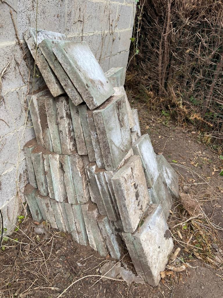 Gratuit 80 dalles 30x30, Enlèvement, Utilisé, Béton