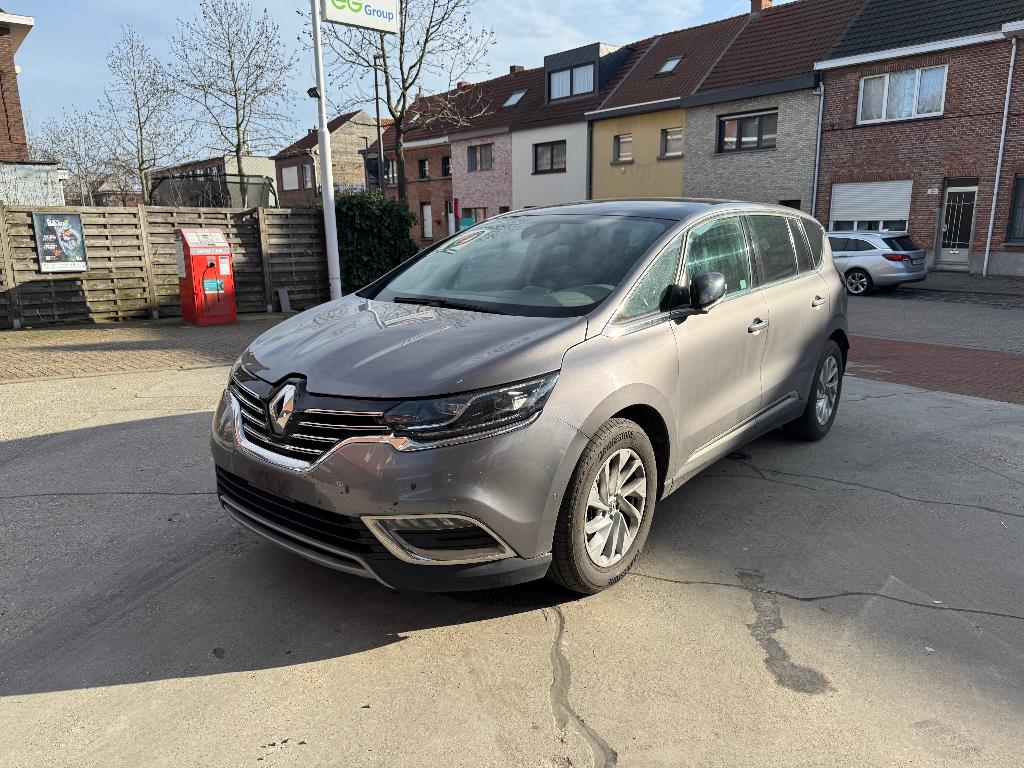 RENAULT ESPACE 2016 - 7 ZIT - EURO6 - AUTOMAAT - FULL OPTION, Auto's, Automaat, Monovolume, 4 cilinders, 1600 cc