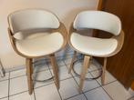 Tabouret de bar pivotant, 2 tabourets, Comme neuf, Enlèvement, Pivotant