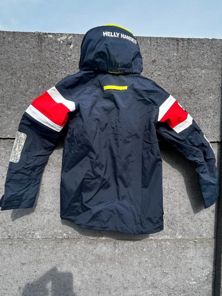 Helly Hansen zeilpak kinderen (jas + broek) – maat 128/8, Watersport en Boten, Watersportkleding, Zo goed als nieuw, Zeilpak, Kind