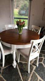 Table ronde en bois - 115 cm, Enlèvement, Comme neuf