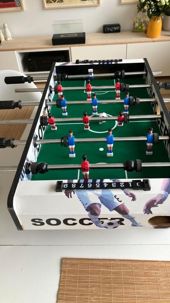 Kleine voetbaltafel, Ophalen, Gebruikt