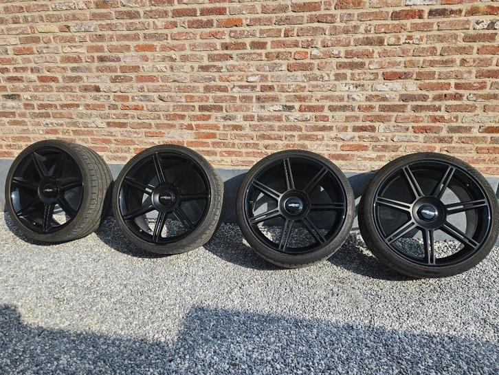 22-inch velgen Rotiform FRA Mat en Glanzend zwart, Autos : Pièces & Accessoires, Pneus & Jantes, Jante(s), Pneus été, Autres dimensions