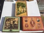 3 oudere blikken dozen over Belgische koningen, Verzamelen, Ophalen of Verzenden, Gebruikt