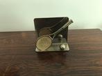 Retro papier envelop setvetten houder tennis tennisracket, Verzamelen, Ophalen of Verzenden