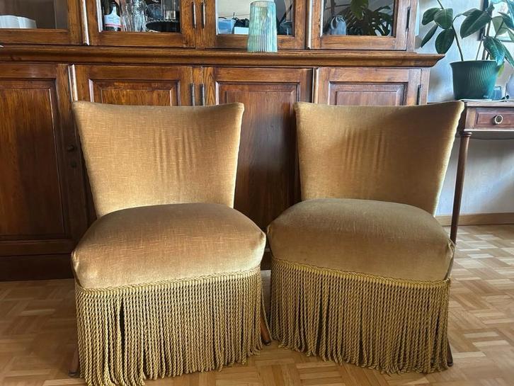 Zetel, Huis en Inrichting, Zetels | Zetels, Gebruikt, Rechte bank, Eenpersoons, Minder dan 150 cm, 75 tot 100 cm, Hout, Stof, Ophalen