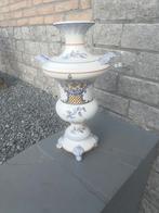 Prachtige handgeschilderde grote vaas/ 50 cm hoog, Antiek en Kunst, Curiosa en Brocante, Ophalen