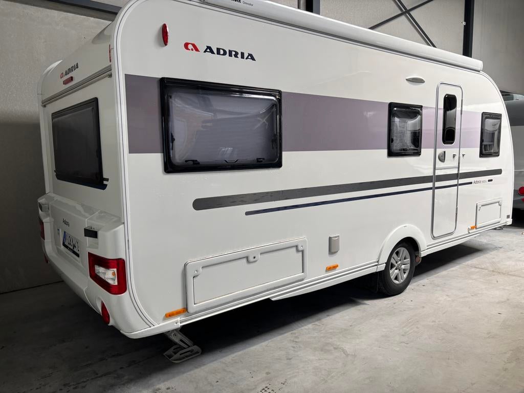 Adria adora 540 aparte bedden. 2017, Caravanes & Camping, Particulier, Porte-vélos, Adria