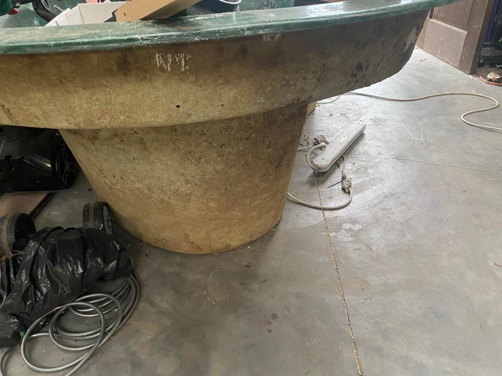 Inbouw vijver, Ophalen, Gebruikt