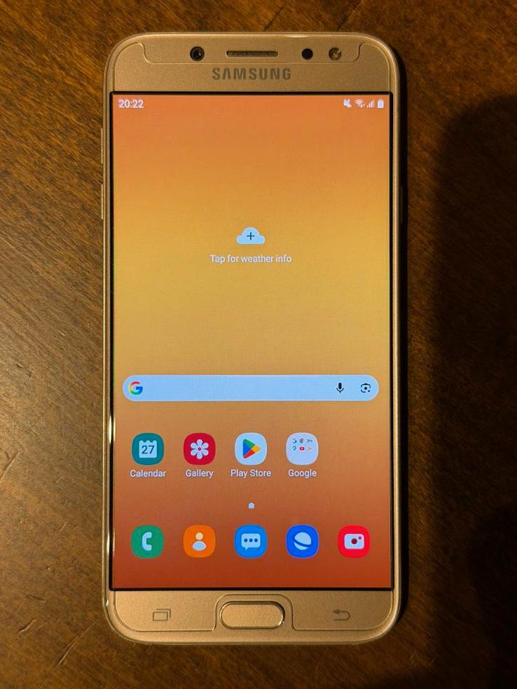 Samsung Galaxy J7 Goud, Telecommunicatie, Mobiele telefoons | Samsung, 16 GB, Touchscreen, Android OS, 10 megapixel of meer, Overige kleuren