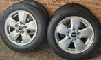 15" MINI Cooper Allseasonset 5x112 7-8mm TPMS als nieuw!, Auto-onderdelen, Ophalen, Mini