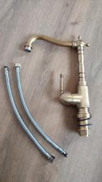 Messing kraan voor wasbak, Doe-het-zelf en Bouw, Ophalen of Verzenden, Zo goed als nieuw, Koper, Kraan