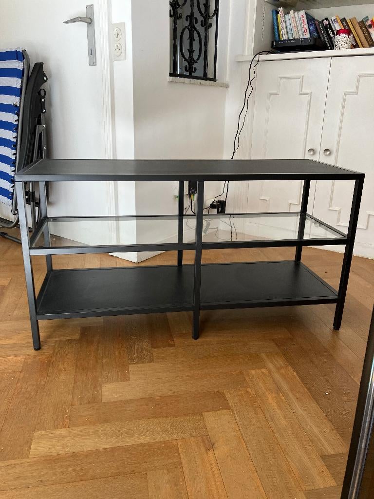 meuble de télé, Ophalen, Gebruikt, 50 tot 100 cm, Glas