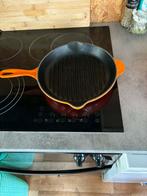 Poêle à griller Le Creuset pure moulue, Enlèvement, Comme neuf