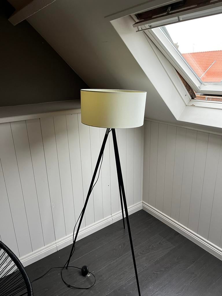 Staande lamp, Huis en Inrichting, Lampen | Vloerlampen, Ophalen, Zo goed als nieuw