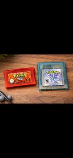 Pokemon fire red en crystal, Games en Spelcomputers, Verzenden, Zo goed als nieuw