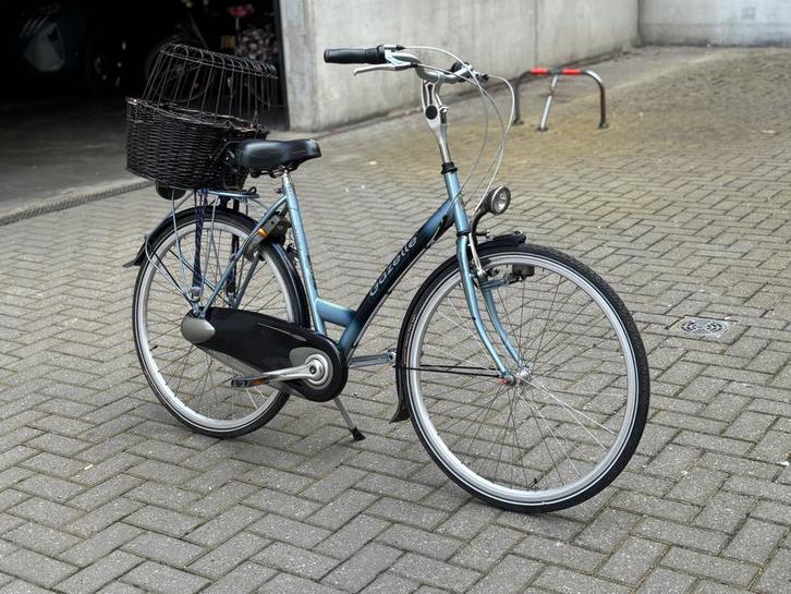 Damesfiets Gazelle met Mandje, Fietsen en Brommers, Fietsen | Dames | Damesfietsen, Zo goed als nieuw, Gazelle, Versnellingen