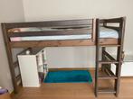 Lit surélevé enfant FLEXA en bois massif – matelas 90200, Enlèvement, Utilisé, Lit mi-hauteur mezzanine