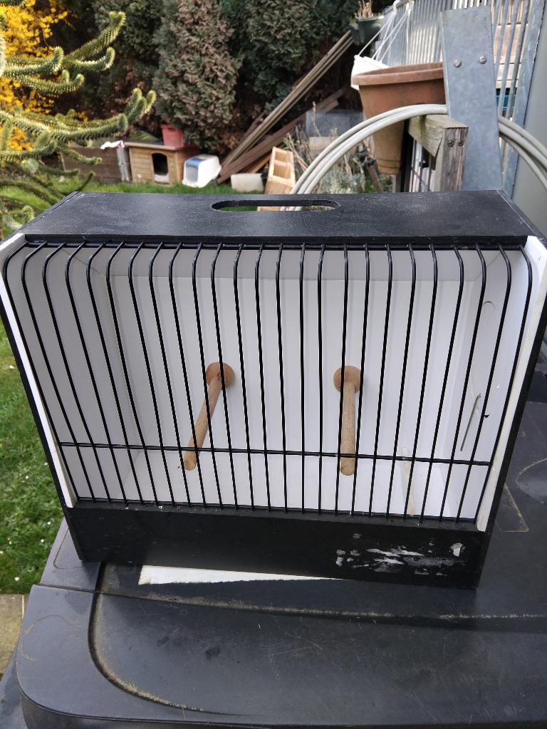 Cage d expo ou transport pour bourse, Animaux & Accessoires, Enlèvement, Comme neuf, Synthétique, Cage à oiseaux