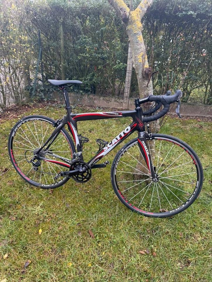Vélo de course scatto full carbone, Vélos & Vélomoteurs, Vélos | Vélos de course, Comme neuf, Carbone, Enlèvement