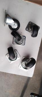 zwenkwielen 65 mm diam., Ophalen