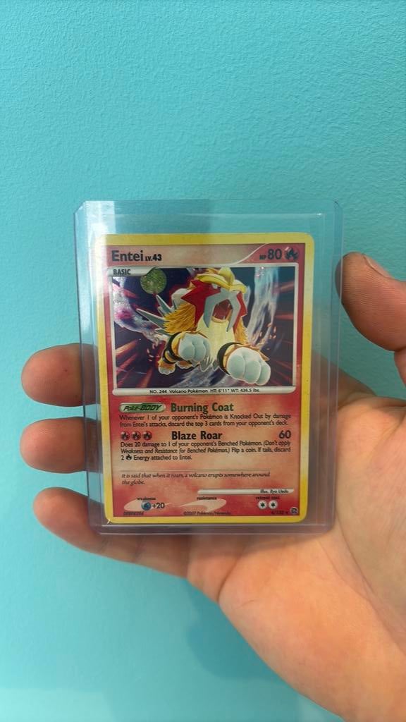 Entei Pokemonkaart 2007, Ophalen, Zo goed als nieuw