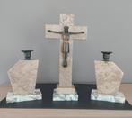 Croix et chandeliers en marbre Art Déco, Enlèvement ou Envoi